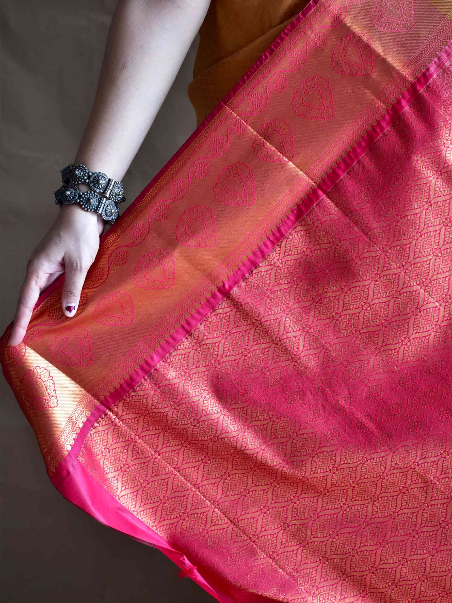 Miland - silk Brocade saree