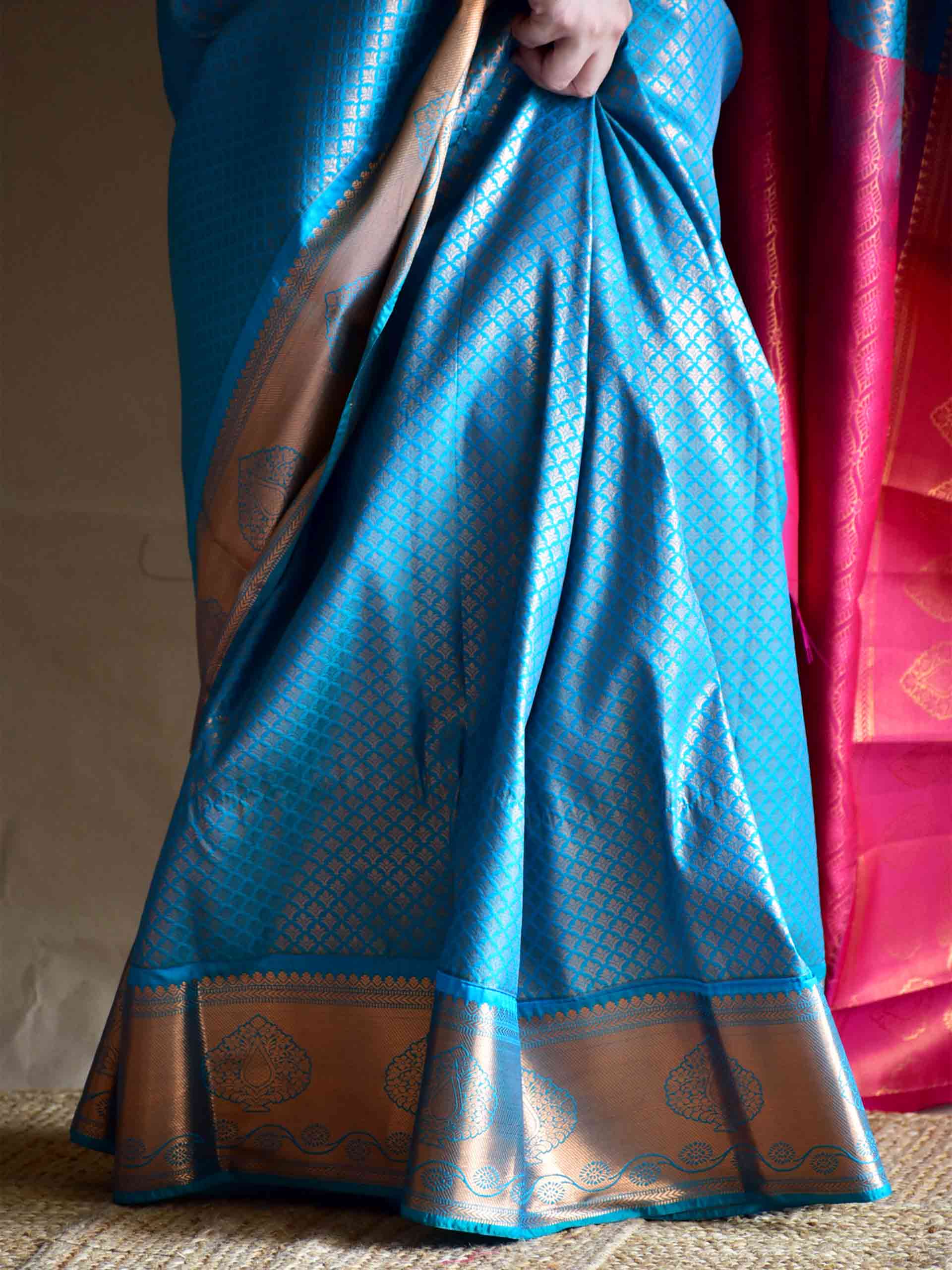 Mukta - silk Brocade saree