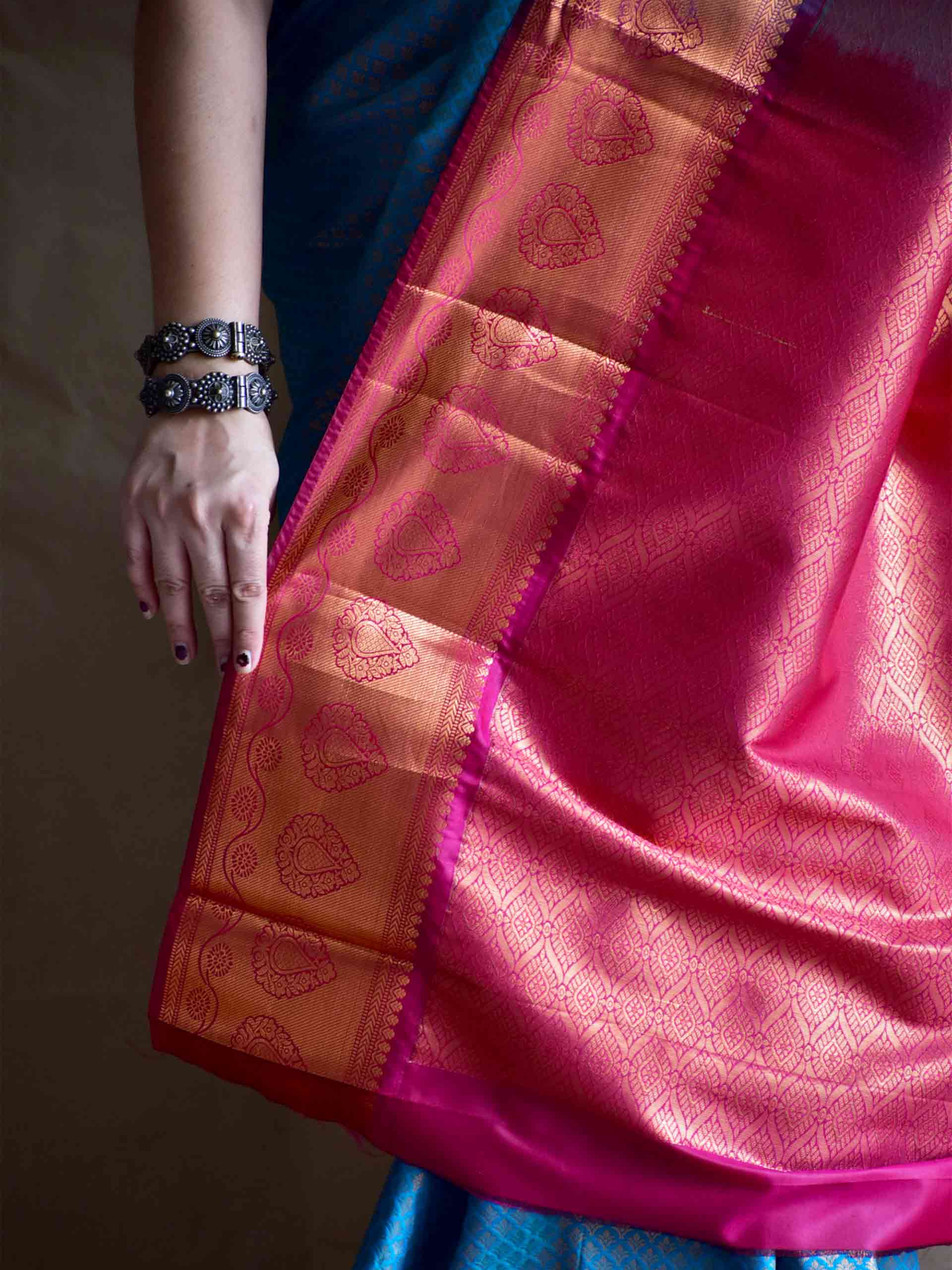 Mukta - silk Brocade saree