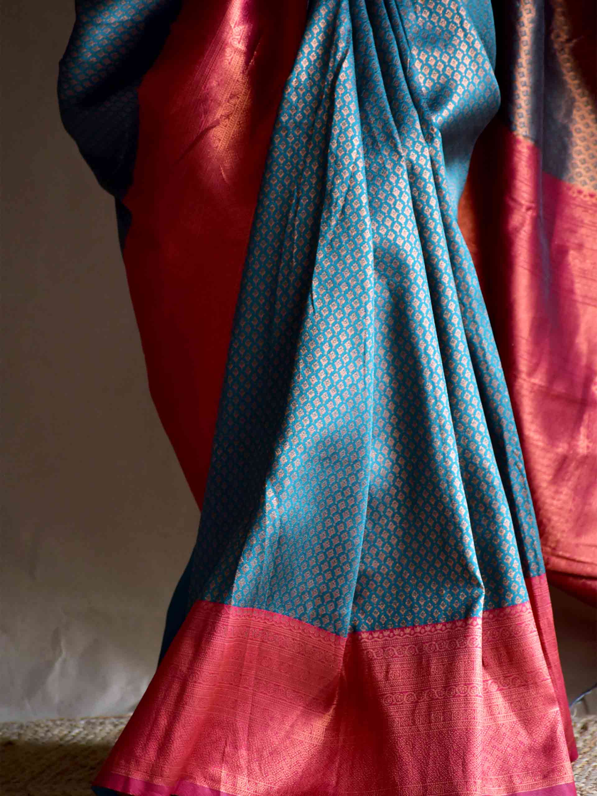 Shehnaaz - silk Brocade saree