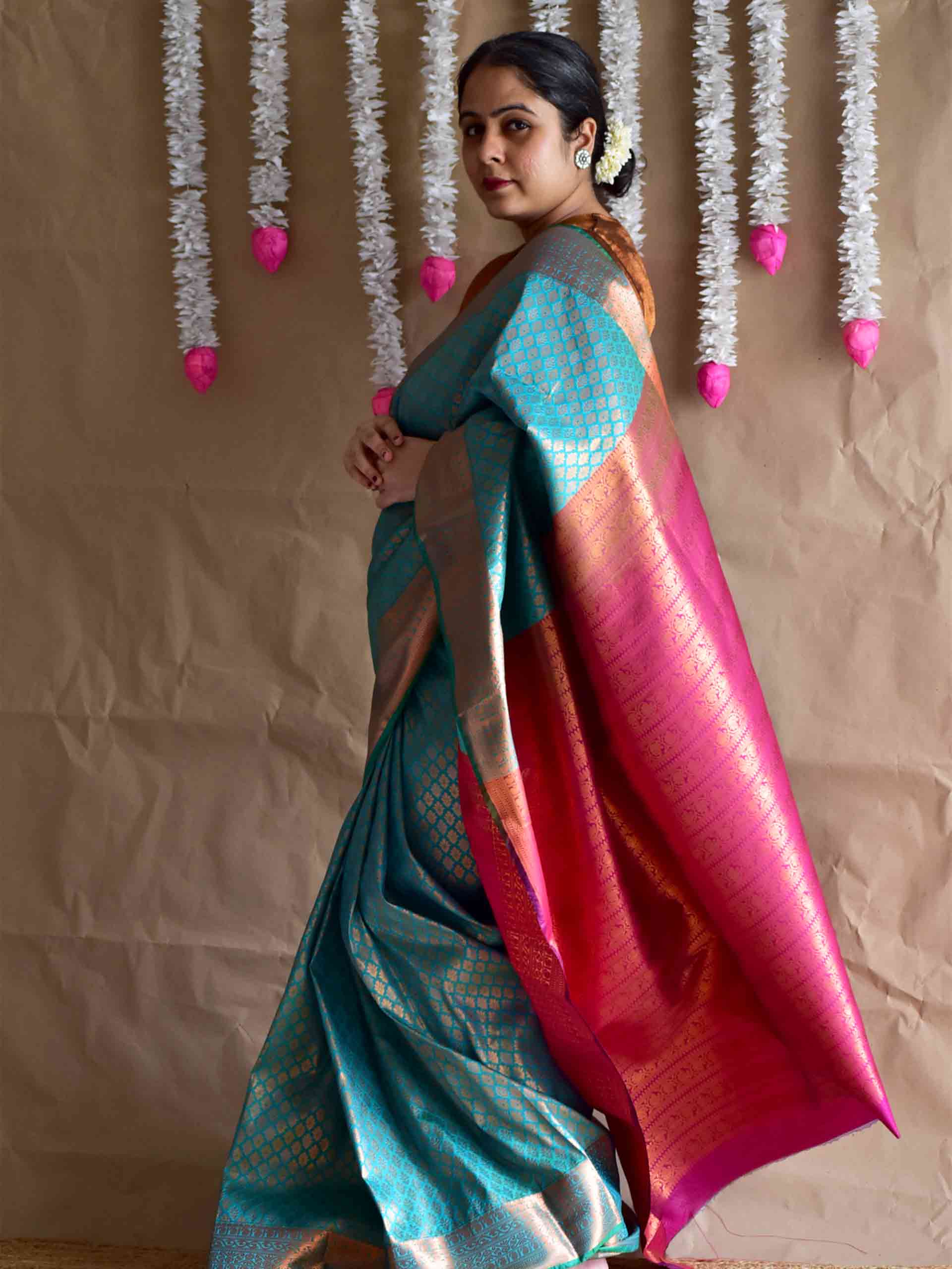 Samaa - silk Brocade saree