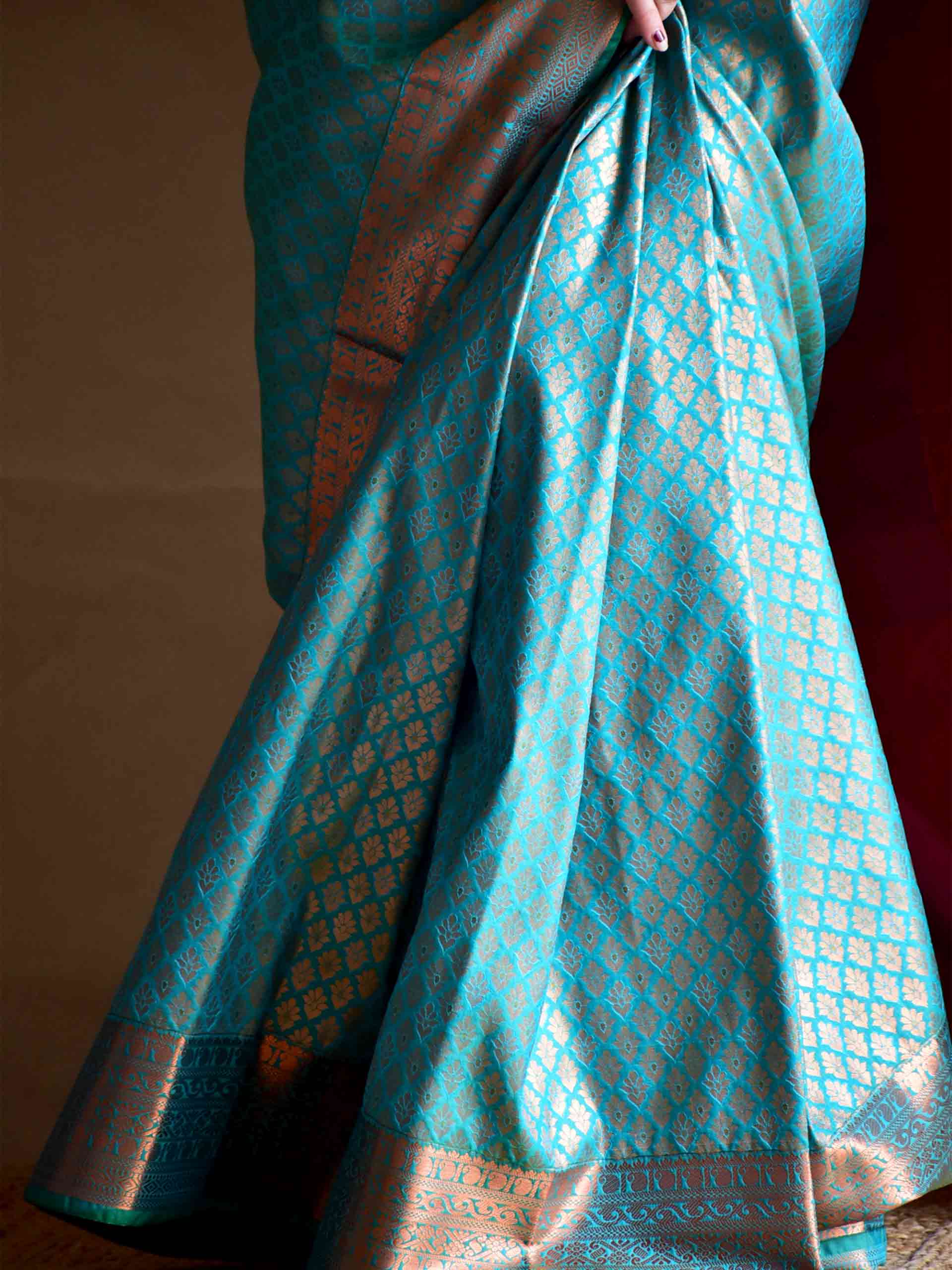 Samaa - silk Brocade saree