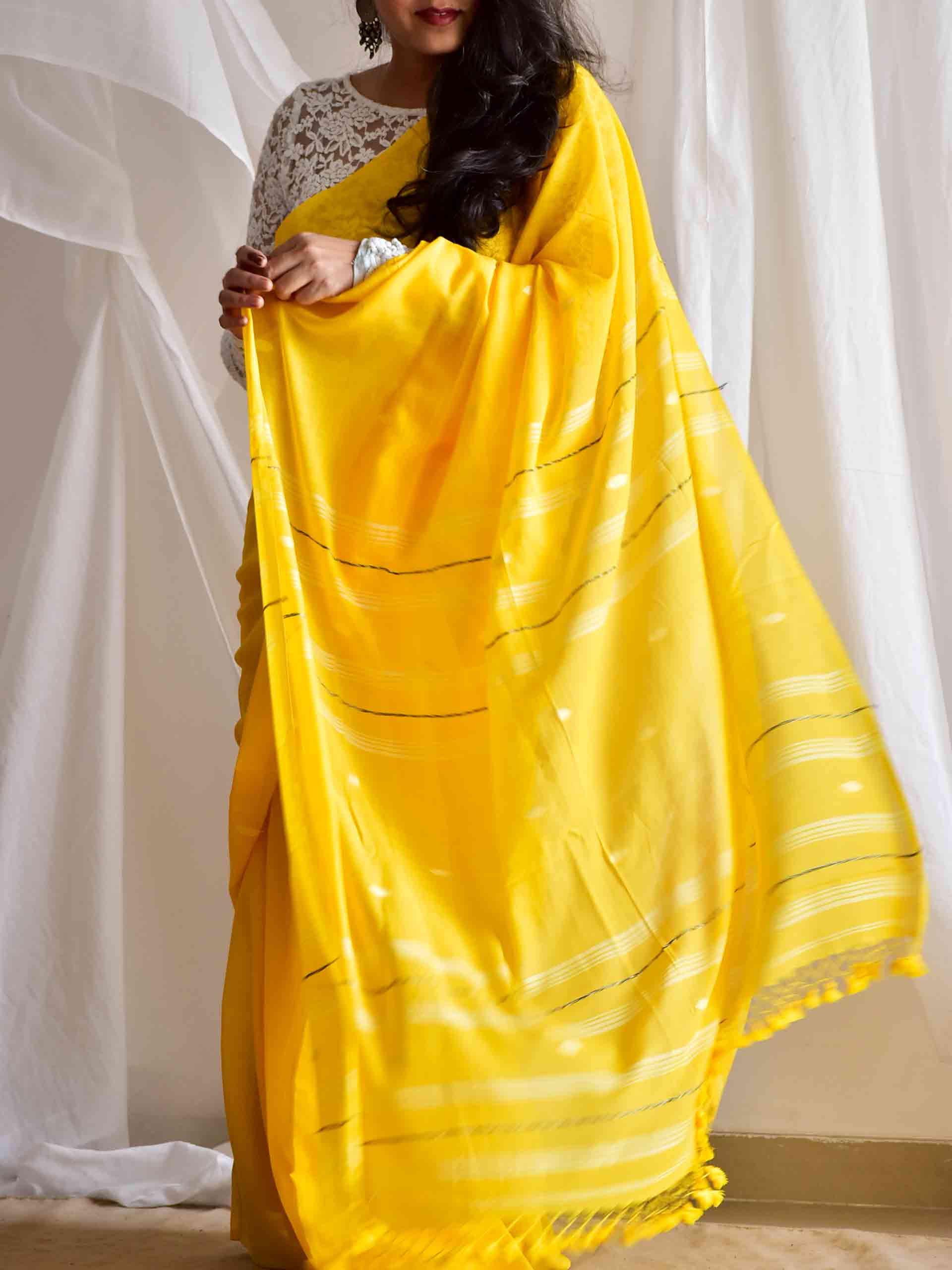 Roshan - Jamdani mul cotton saree