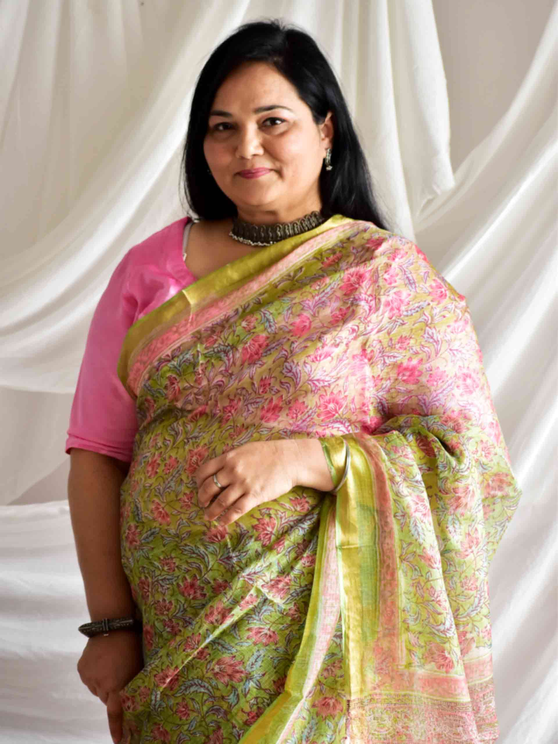 gulbahar - Kota Doria Saree