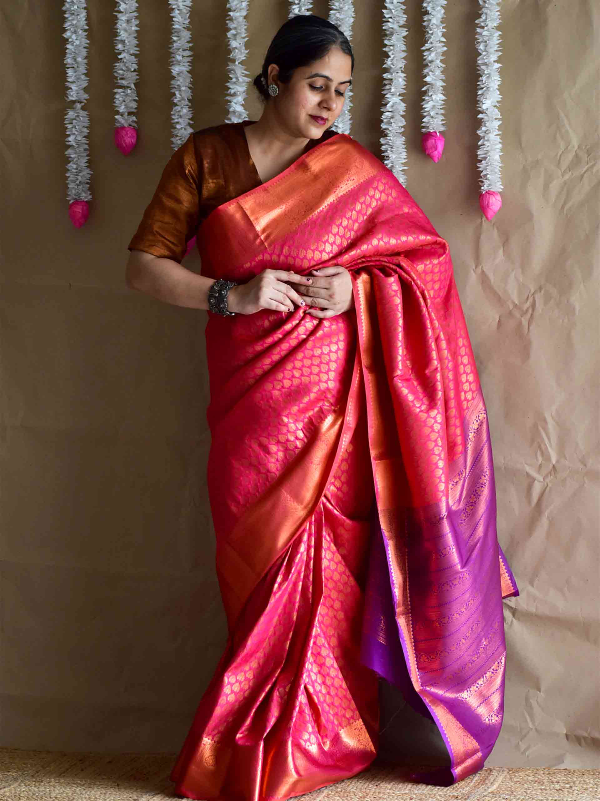 Muskaan - silk Brocade saree