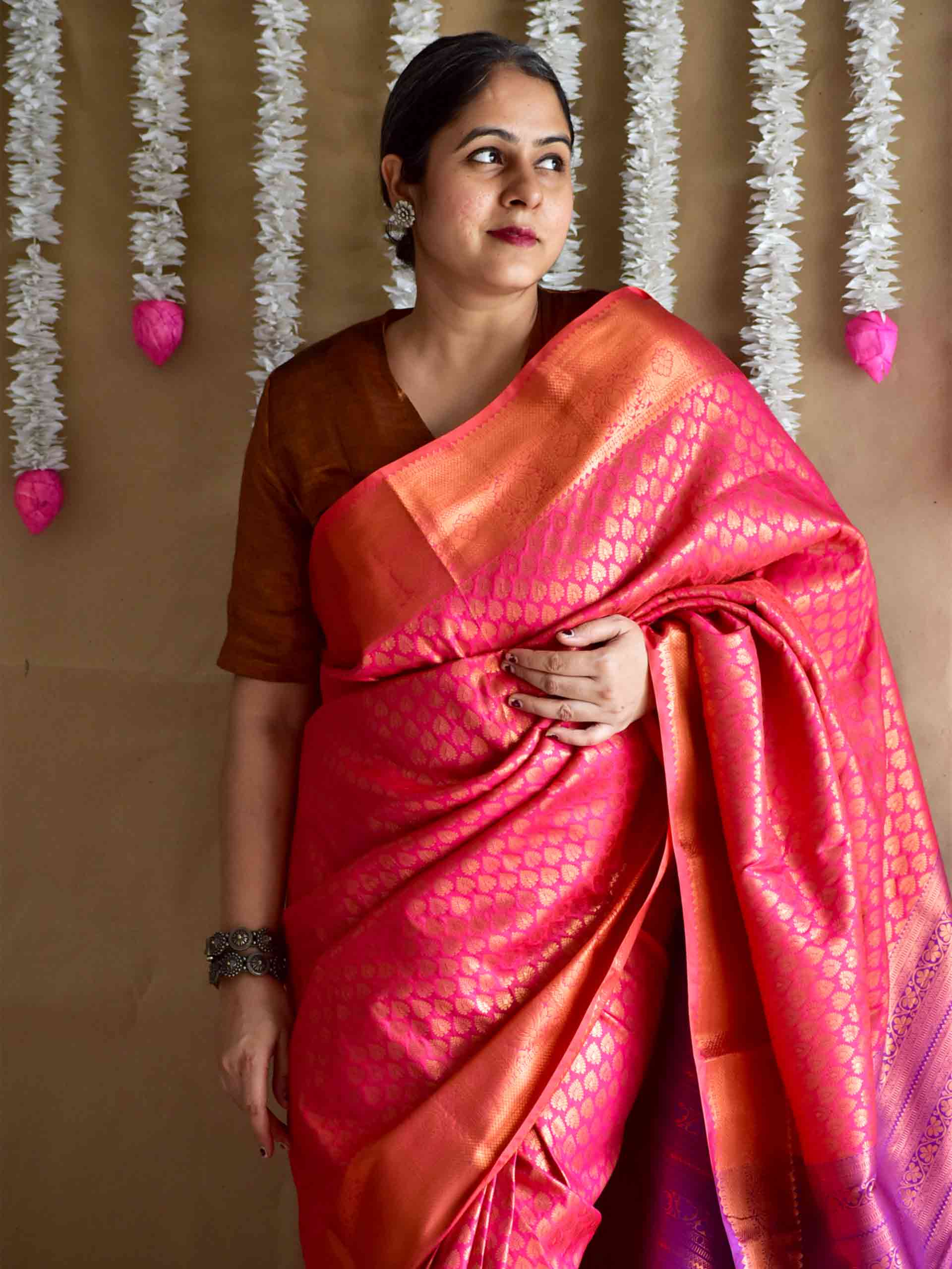 Muskaan - silk Brocade saree