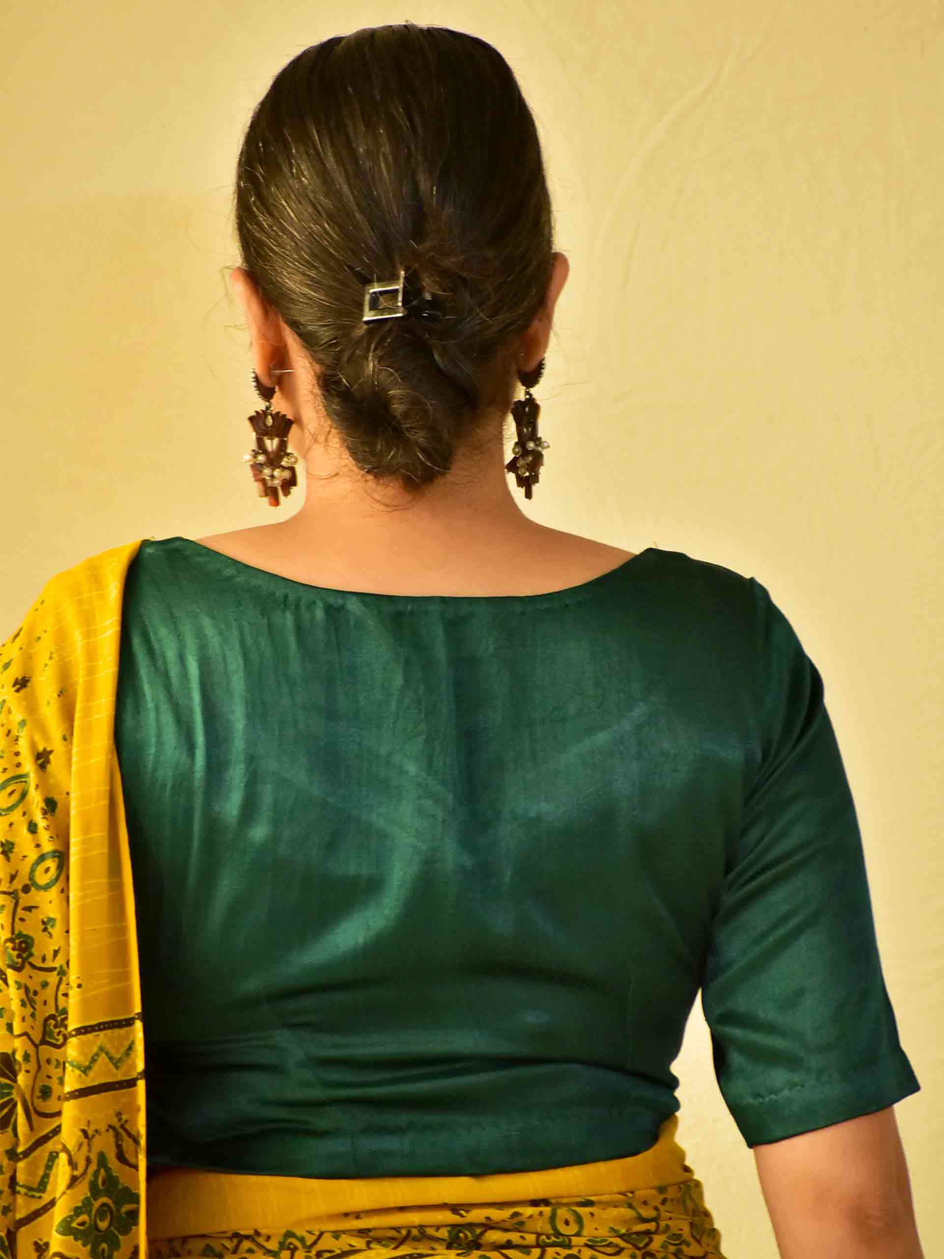 Cute W Tailoring - pattu saree blouse designs catalogue , blouse work  designs for pattu sarees , new pattern blouse design , saree blouse . Silk  Saree #Work blouse #Hand embroidery #stone