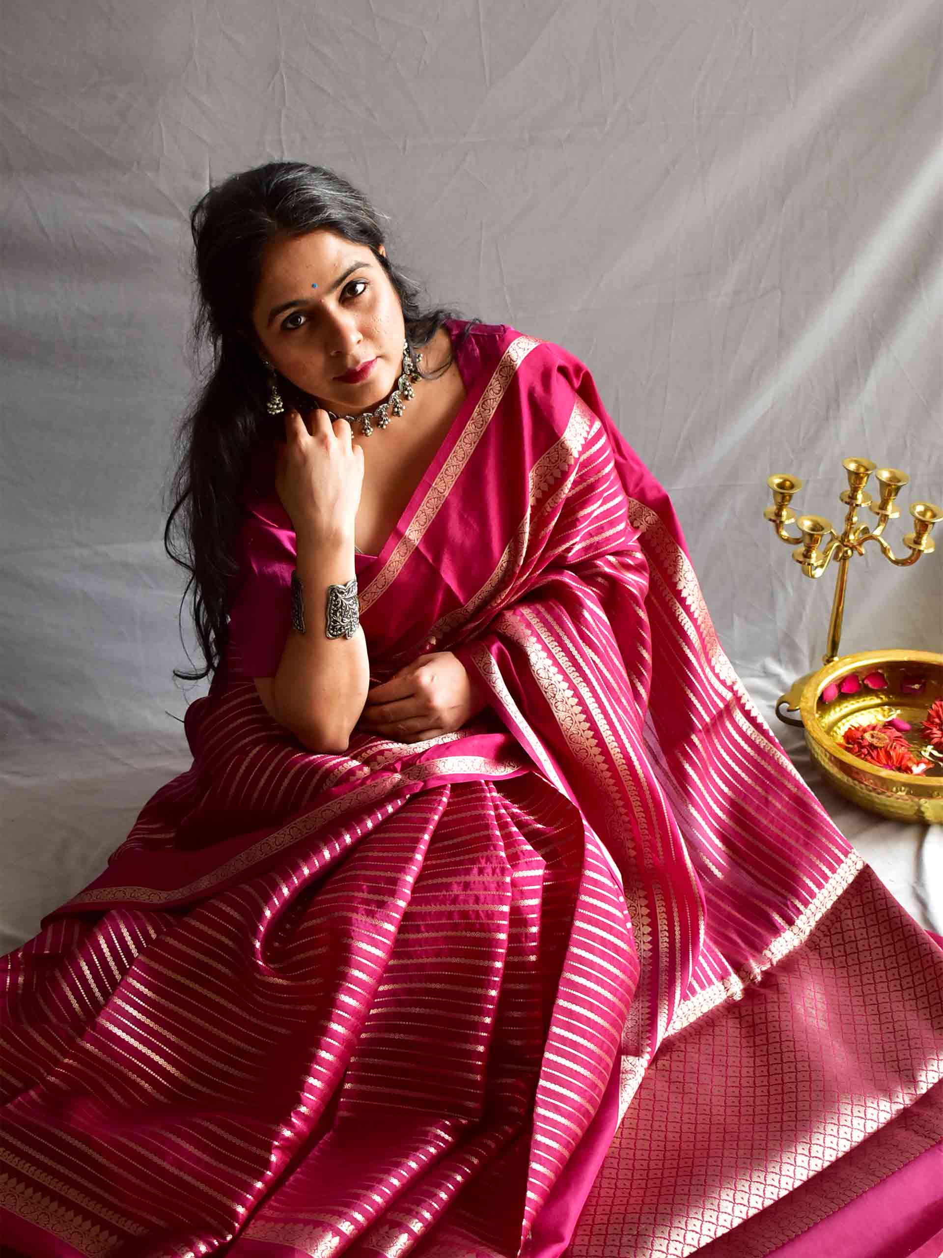 Boros Chanderi Saree – Ethnic Rajasthan